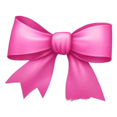 pink ribbon bow  sticker