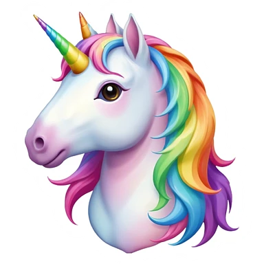 Full boda unicorn happy sticker