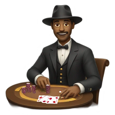 blackleg card player sticker