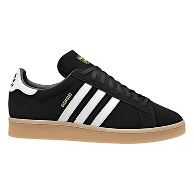 Black adidas campus sticker