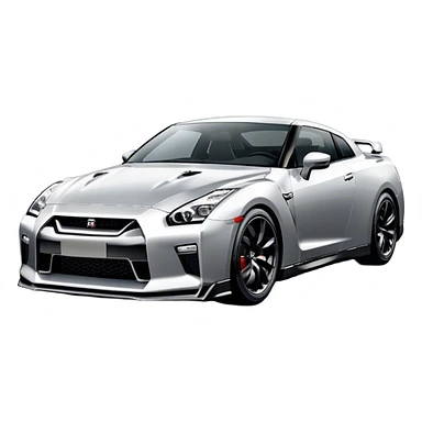 Nissan GT-R - Nissan (Model Year: 2022) (Iconic colour: Silver) sticker