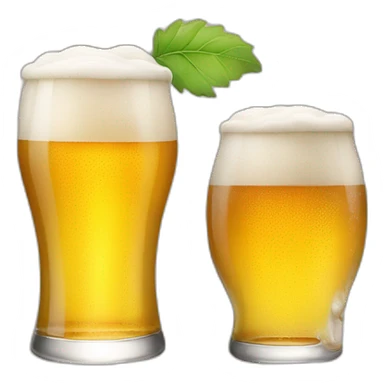 Biere qui déborde sticker