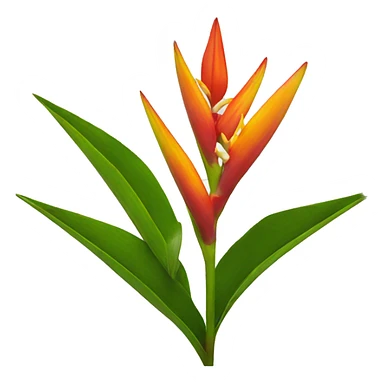 Heliconia sticker