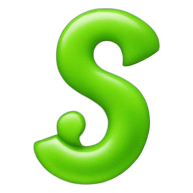 lime green number 7 sticker