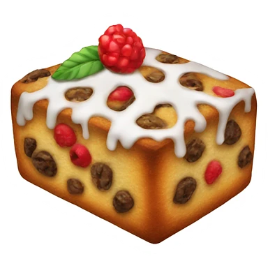 Fruitcake sticker