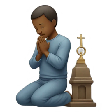 Praying the lord sticker