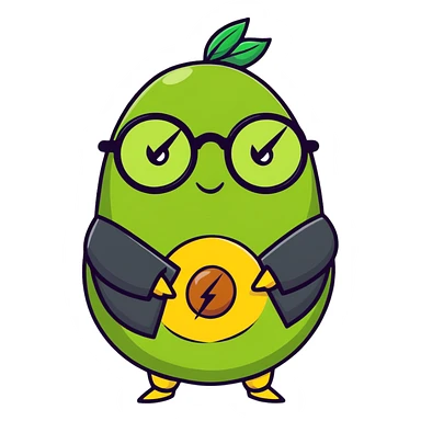 Avocado Harry Potter  sticker