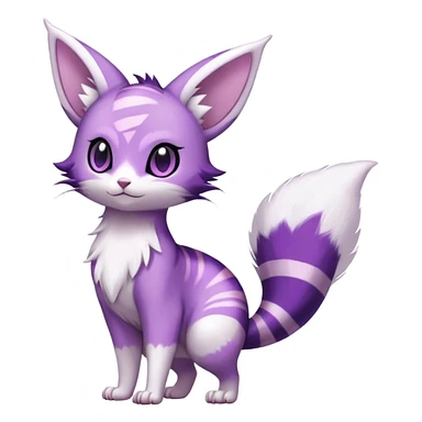Shiny Furret-Purrloin-Espeon-Hybrid (Full body) sticker