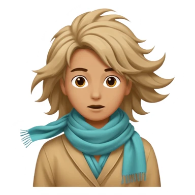 person living in desert just face, hair showing, eccentric  sticker
