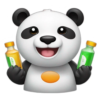 Panda drugs sticker