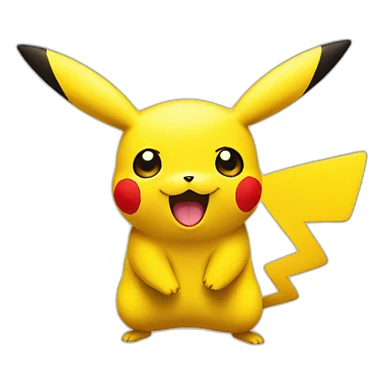 Pikachu rire sticker