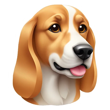 Vector art of dog made of vector gradient shapes abstract shapes vector art sticker