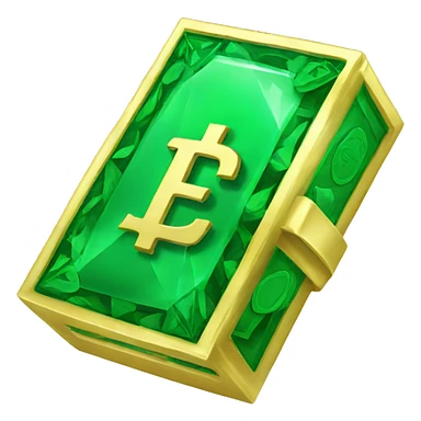 emerald money sticker