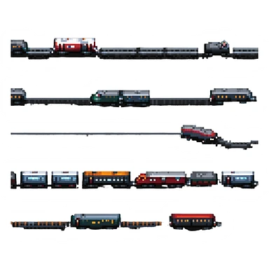 train on tracks sticker