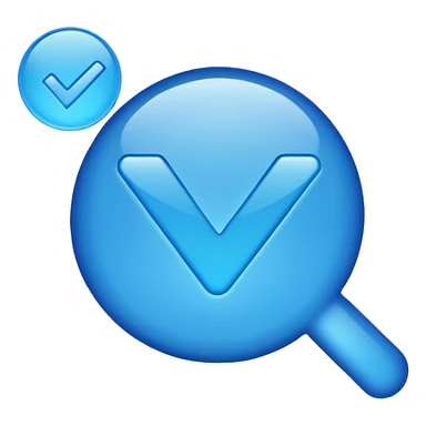 I want 🔵 blue tick like after id name of celebrities sticker