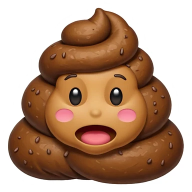 Sıçma emojiei sticker