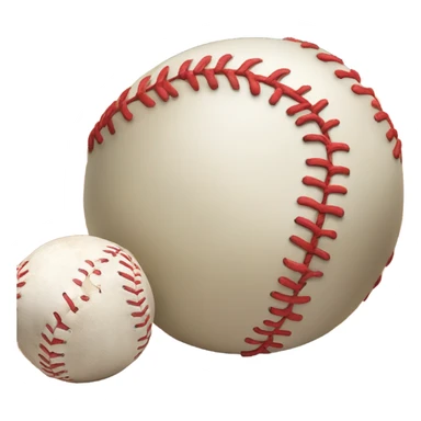 Baseball and bat sticker