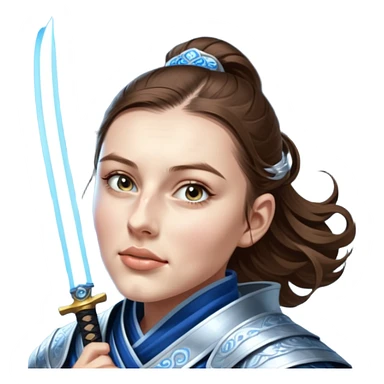 Moonlit Samurai sticker