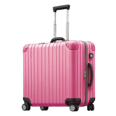 Rimowa suitcase pink sticker