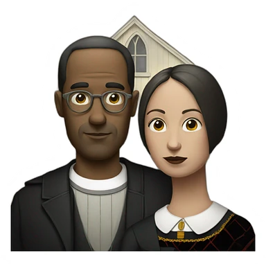 American Gothic sticker