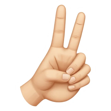 
Hand with Index Finger and Thumb Crossed sticker