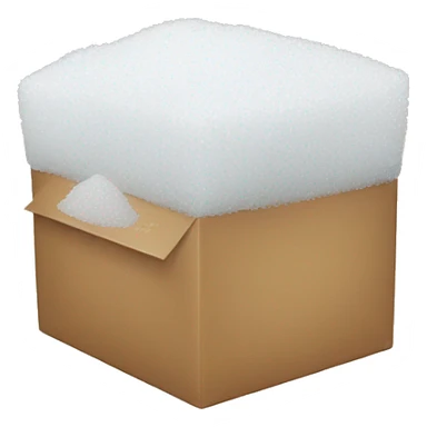 Box of sugar sticker