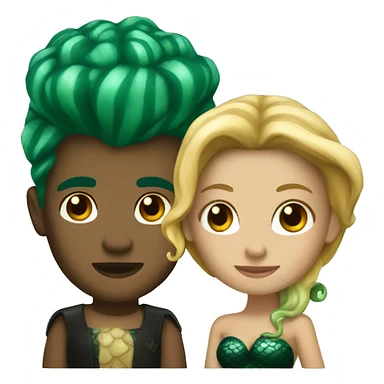 Mermaid and starbuck sticker