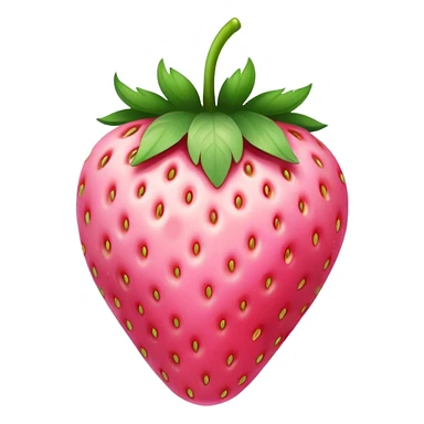 Light Pink strawberry sticker