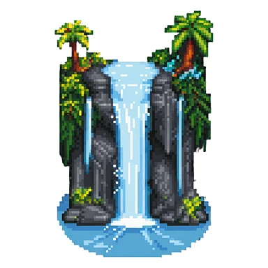 waterfall sticker
