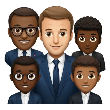 Macron, khamanei, diddy sticker