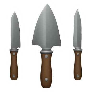 small throwing knife sticker