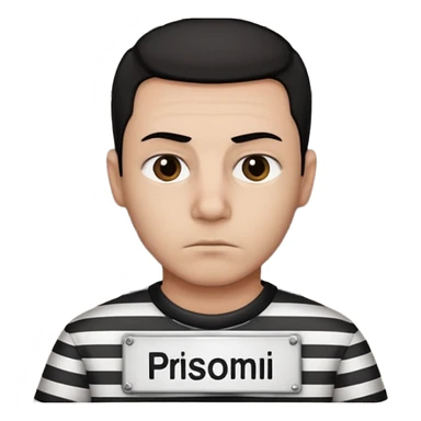 prisoner mugshot scene sticker