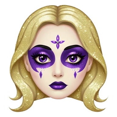 Glitter killer sticker