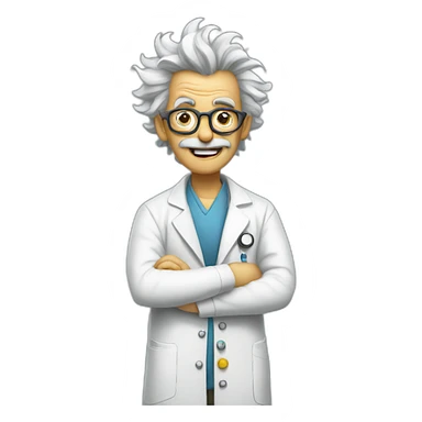 mad scientist experiment sticker