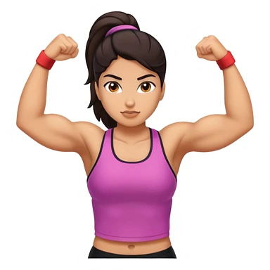 strong girl Hispanic sticker