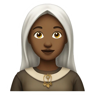 medieval woman rich sticker