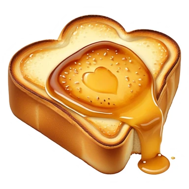 Crème brûlée toast  sticker