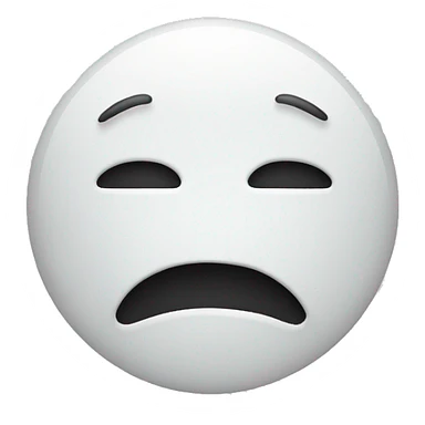 Crying face with smile sticker