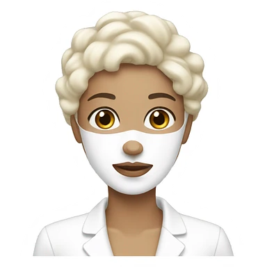 white skincare sticker