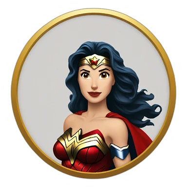 Wonder woman sur Superman sticker