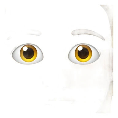 Eyes looking to the left sticker