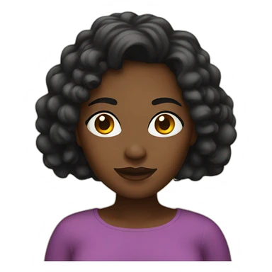 Femme noire sticker