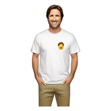 luke wilson t-shirt sticker