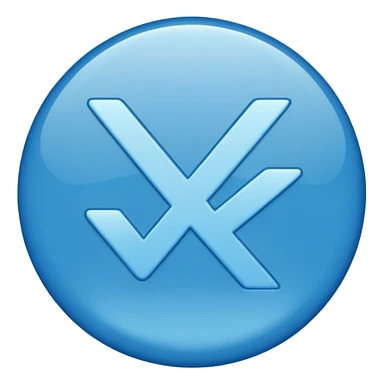 Centang biru tiktok sticker