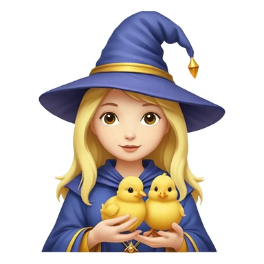 Merge a 🧙‍♀️ and 🐥 sticker