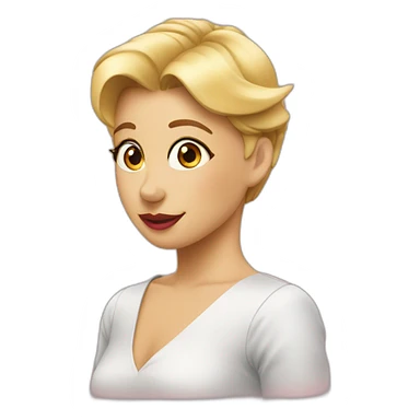 Bisou entre deux sticker