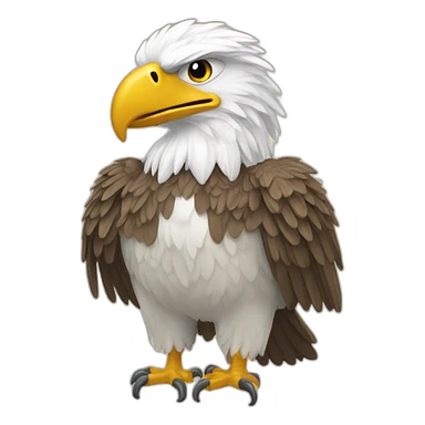 Aigle de la serbie sticker