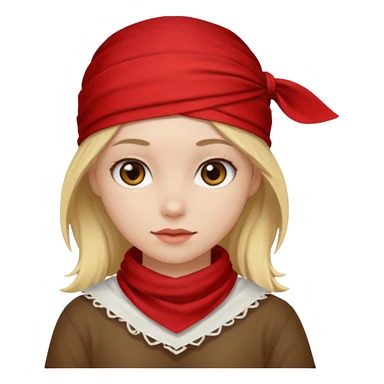 bandana girl sticker