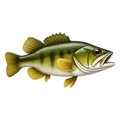 small mouth bass sticker