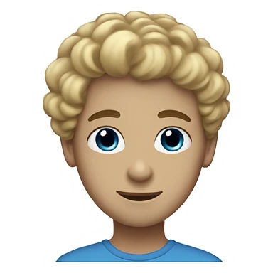 Blue eyed blonde boy holding hands with black curly hair brown eyes  sticker